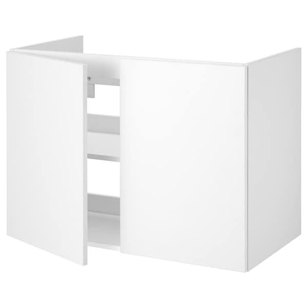 Шкаф под раковину ФИСКОН белый 80x40x60 см ИКЕА IKEA