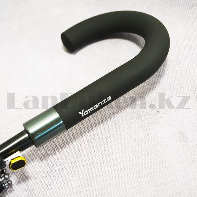 черный зонт трость матовая ручка chernyj zont trost' matovaya ruchka