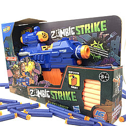 №14523 Бластер зомби аналог Nerf Zombie Strike blaster копия нерф с пулями