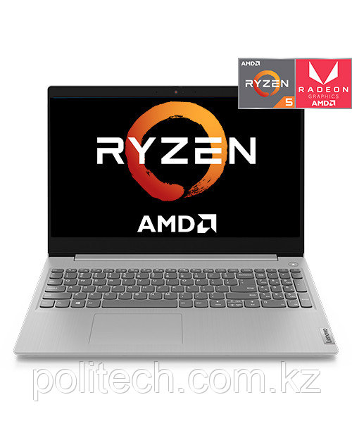 Ноутбук IdeaPad 3, 15.6" FHD/AMD Ryzen 5 3500U/4GB/256GB SSD/Dos