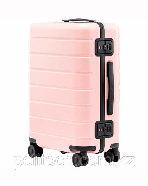 Чемодан NINETYGO manhatton frame luggage 20' pink