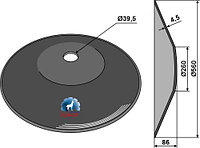 Гладкий диск Ø560x4,5 - образны усечённого конуса