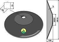 B32715 Гладкий диск Ø610x5 - образны усечённого конуса