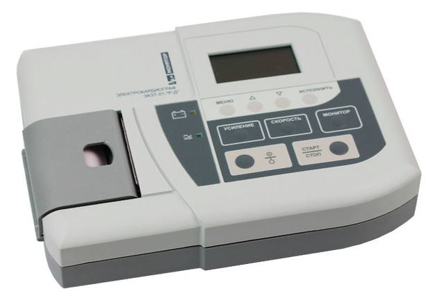 Электрокардиограф одно-трехканальный миниатюрный ЭК 3Т-01-«Р-Д»/1 (с бумагой 57 мм), фото 2