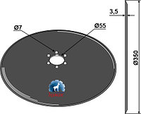 213792 Высевающий диск Ø350x3,5