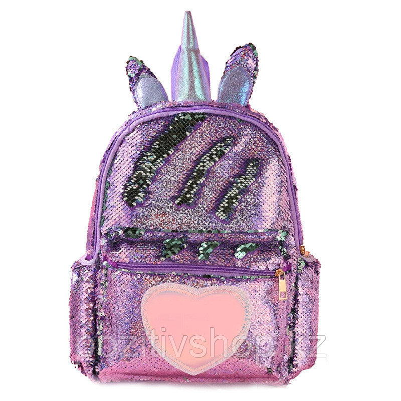 Рюкзак для школьников Единорог Unicorn purple
