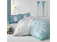 Комплект постельного белья Полутораспальный ALTINBASAK - Vizyon Turkuaz