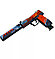 Деревянный пистолет CS GO Резинкострел USP с глушителем, 2 years red, фото 2
