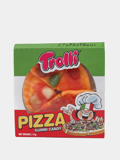 Мармелад 5 кусков Пиццы Pizza Trolli 17гр (48шт - упак)