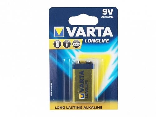Батарейка VARTA "Longlife" 9V крона (1 шт/упак)