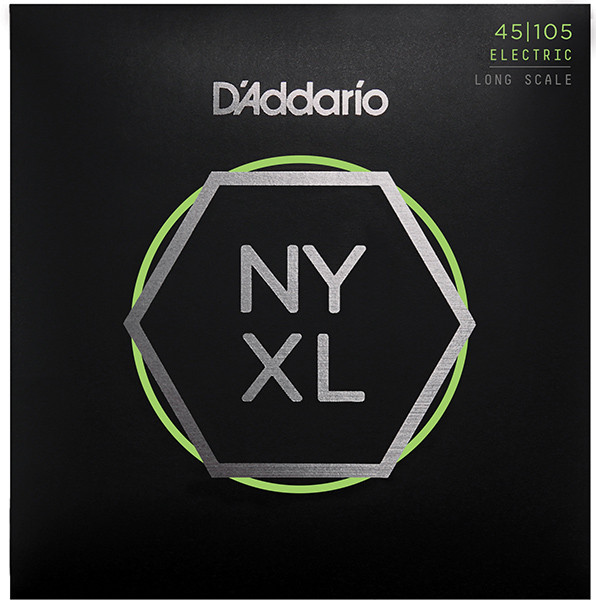Комплект струн для 4-струнной бас-гитары, 45-105, D'Addario NYXL45105, фото 1