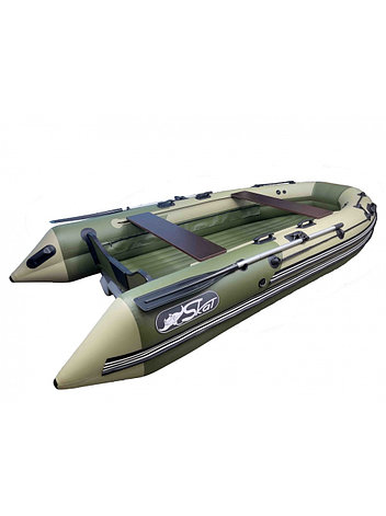Лодка REEF SKAT 370 бежевый/зеленый, фото 2