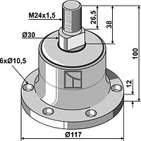 5554512 - 55510012 Подшипник - правая резьба