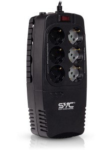 Стабилизатор SVC AVR-1200-U черный