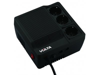 Стабилизатор Volta AVR 1000 черный - фото 1 - id-p94297450