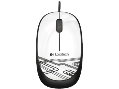 Мышь Logitech Mouse M105 USB белый