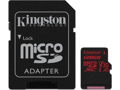 Карта памяти Kingston microSDXC Class 10 UHS-I U3 128GB