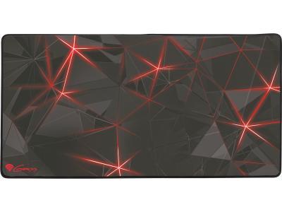 Коврик для мыши GENESIS Carbon 500 Maxi Flash черный-красный