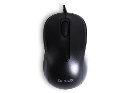 Мышь Delux DLM-109OUB черный, фото 1