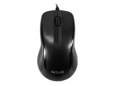 Мышь Delux DLM-388OUB черный, фото 1