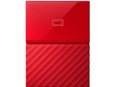 Внешний накопитель Western Digital WDBBEX0010BRD-EEUE красный