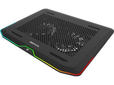 Подставка для ноутбука Deepcool N80 RGB черный