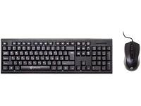 Клавиатура Oklick 620M черный + мышь