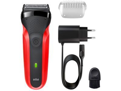 Электробритва Braun Shaver Euro 300 Box красный - фото 1 - id-p94304570