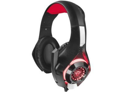 Наушники Trust GXT 313 Nero Illuminated черный-красный, фото 1