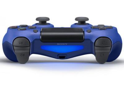 Игровой контроллер Sony Dualshock 4 v2 синий - фото 3 - id-p94304884