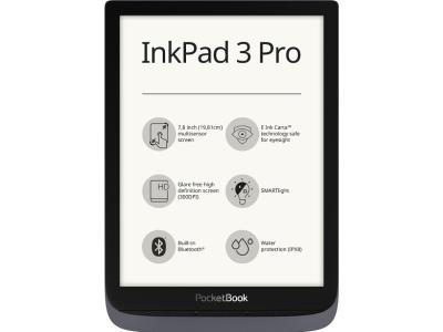 Электронная книга PocketBook 740 InkPad 3 Pro Metallic серый