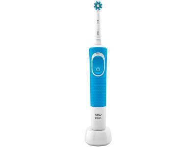 Электрическая зубная щетка Oral-B D 100.413.1 CrossAct голубой