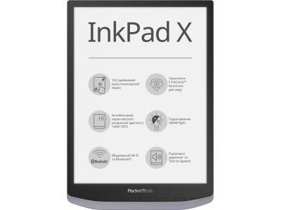 Электронная книга PocketBook PB1040 InkPad X Gray