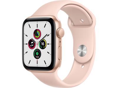 Смарт-часы Apple Watch SE 44mm Gold Aluminium Case with Sport Band MYDR2GK/A розовый - фото 1 - id-p94307028