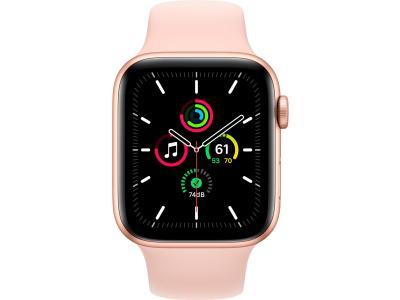 Смарт-часы Apple Watch SE 44mm Gold Aluminium Case with Sport Band MYDR2GK/A розовый - фото 2 - id-p94307028