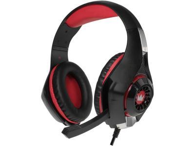 Наушники CROWN CMGH-101T черный-красный, фото 1