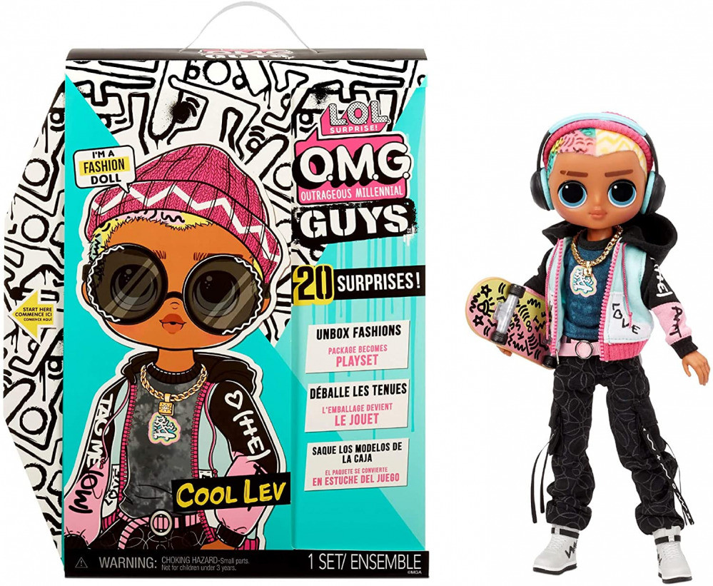 Кукла LOL Surprise OMG Guys fashion doll, Cool Lev