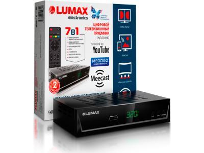 Спутниковое ТВ LUMAX DV3201HD черный