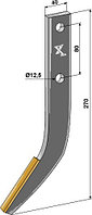 RS18197 Крюк фрезера для рядового рыхлителя - Карбид