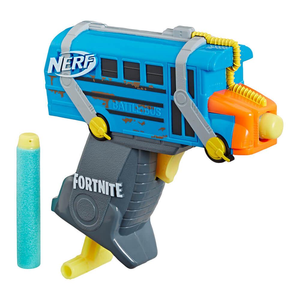 Бластер Hasbro Nerf Микрошотс Фортнайт Micro Battle Bus