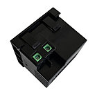 Shelbi Розетка зарядка 2- портовая USB, 4.2A, 45х45, чёрная, фото 5