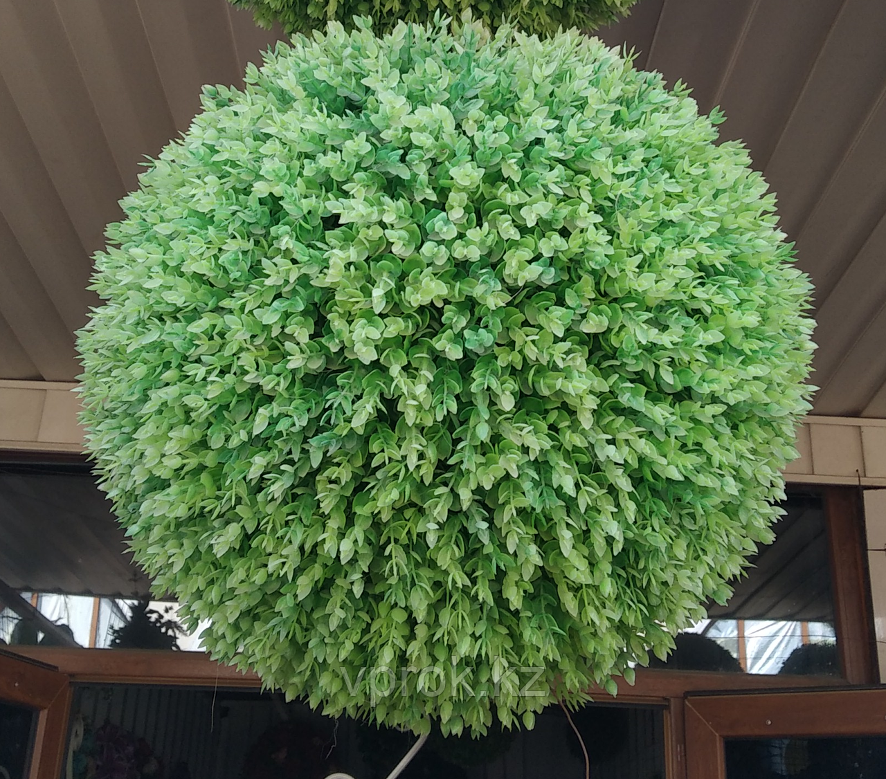 Искусственный самшит, шар (миртовое дерево) без кашпо, D 54 см
