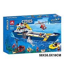 Конструктор Океан: исследовательское судно, LARI 11617 аналог LEGO City Ocean Exploration Ship 60266