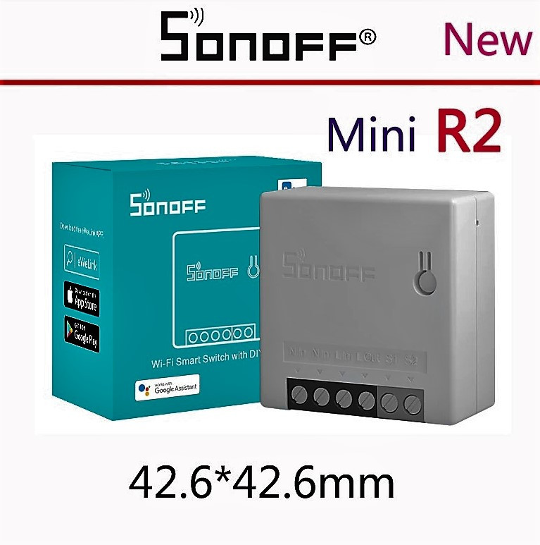 SONOFF Mini R2 выключатель света Wi-Fi - фото 1 - id-p94183966