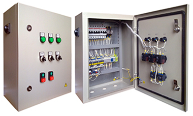 Шкаф управления для двух насосов без контроллера на рыле давления ШУ ТК 2ПН 0040-008/380-0 - фото 1 - id-p94339207