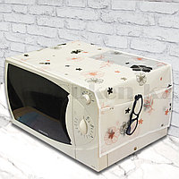 Чехол накидка на микроволновую печь 85*35 см узор цветочки