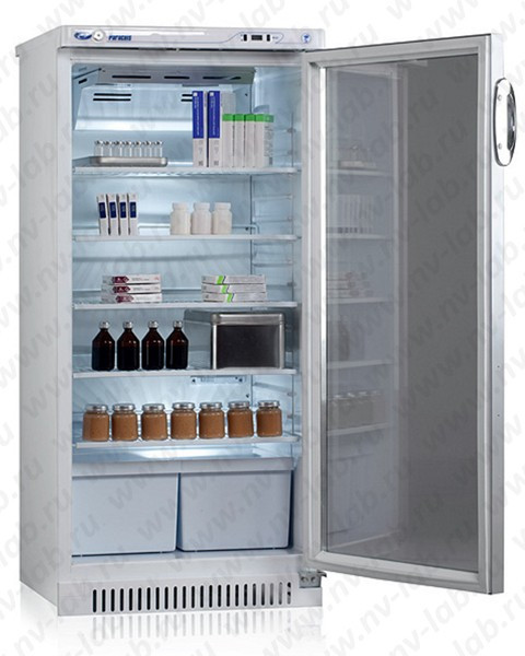 Холодильник ХФ-250-3 ПОЗИС фармацевтический для хранения препаратов и вакцин (дверь из энергосберегающего