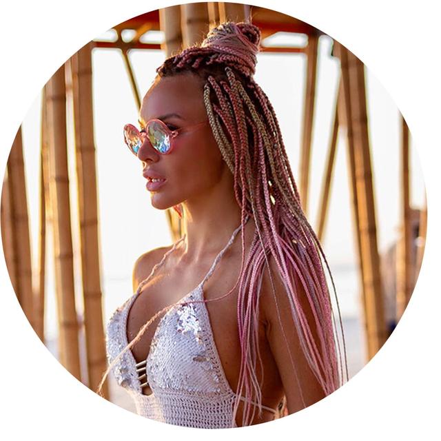 канекалон одного цвета kanekalon odnogo cveta