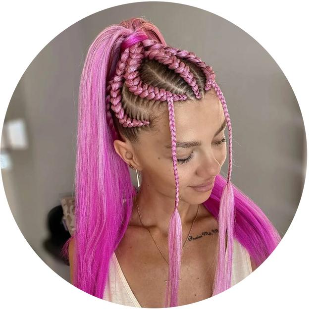 канекалон одного цвета kanekalon odnogo cveta