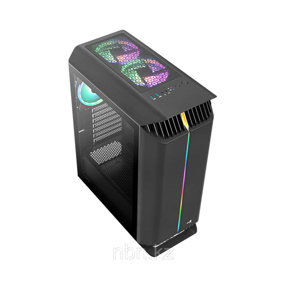 Компьютерный корпус Aerocool Gladiator Duo-G-BK-v1 без Б/П - фото 2 - id-p94250673